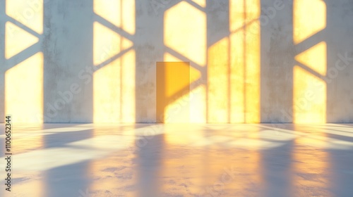 colored room with sunshine, windows 04