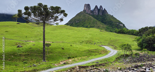 Scenic beauty of Soldados Sebold, destination in Santa Catarina, Brazil. photo