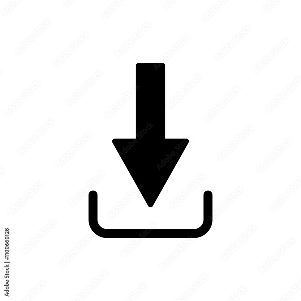 Download icon vector. Download sign and symbol Download icon vector. Download sign and symbol