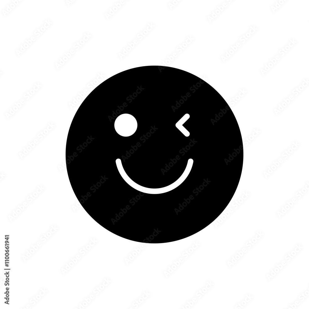 Fototapeta premium Smile icon vector. smile emoticon icon. feedback sign and symbol