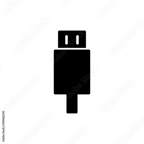 Usb icon vector. Flash disk sign and symbol. flash drive sign.