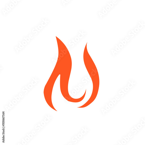 red fire vector