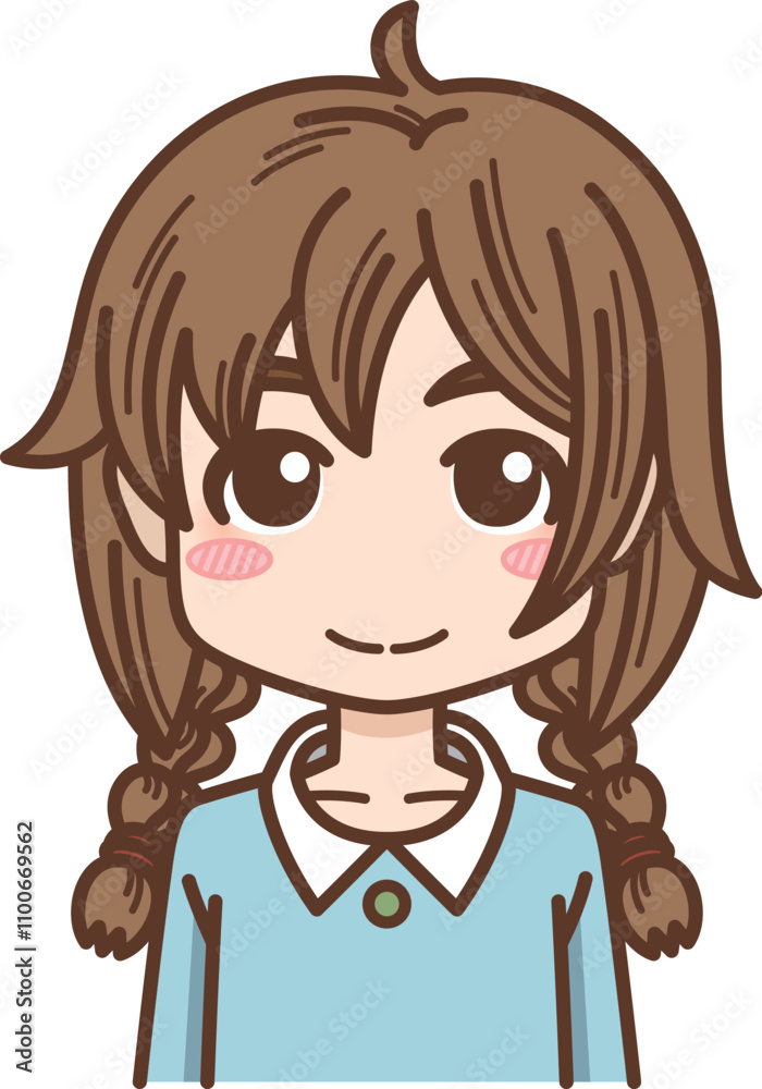 Obraz premium 笑顔の女の子