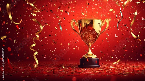 Celebration event trophy presentation festive atmosphere sports