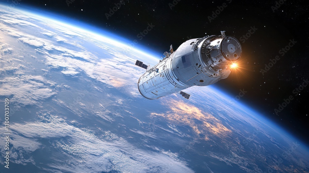 Fototapeta premium Fuel solutions for space exploration, supporting long-distance missions
