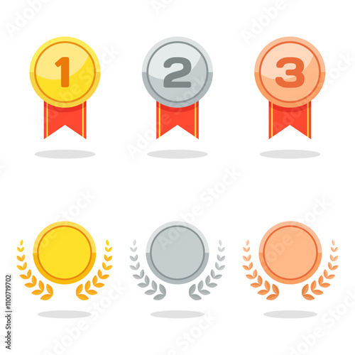 Gold, Silver, Bronze, 1st, 2nd, 3rd place medals
폰트 : days