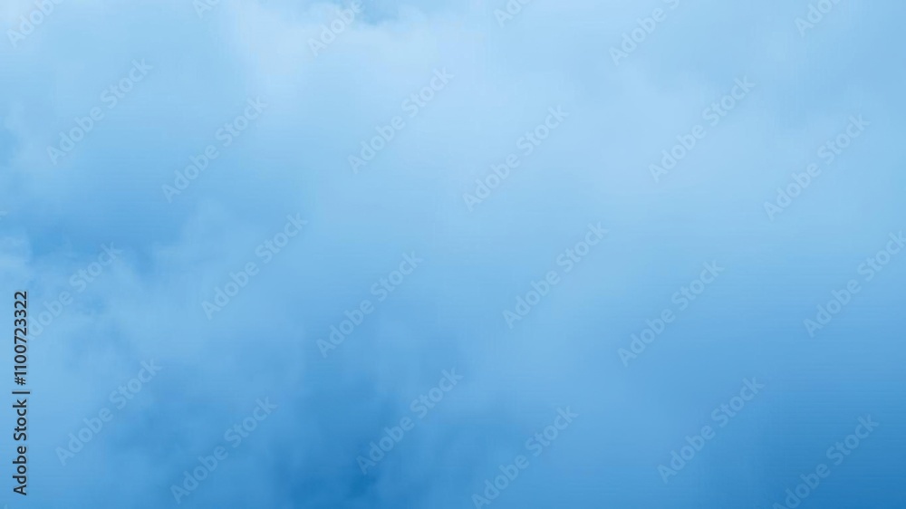 Obraz premium Abstract blue fog texture overlay resembling a dreamy ethereal mist, atmospheric, delicate