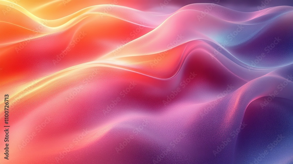 Fototapeta premium Abstract Colorful Waves Flowing Gradient Design