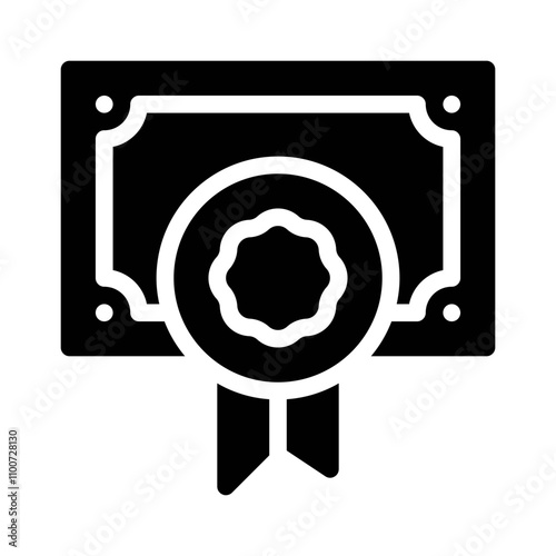 certifications glyph icon