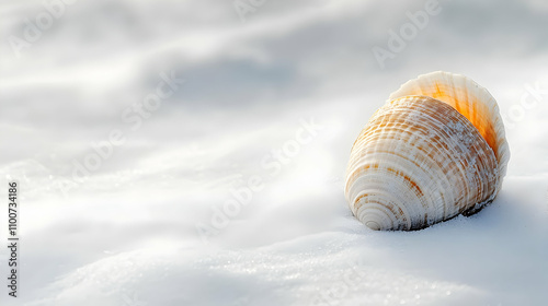 Seashell on White Sand: Top 10 Stunning Beach Views, Ocean Waves, Coastal Serenity, Calm Waters, Summer Vibes, Relaxing Scenery, Tranquil Atmosphere, Seashore Beauty, Coastal Paradise, Holiday Getaway photo