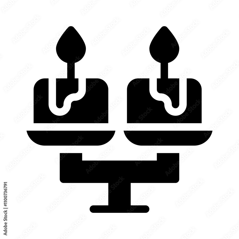 Obraz premium ceremony glyph icon