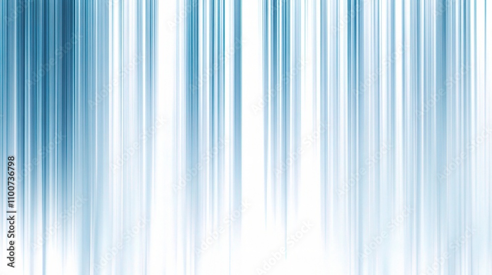 Fototapeta premium Abstract Blue Vertical Lines with Light Gradation Effects