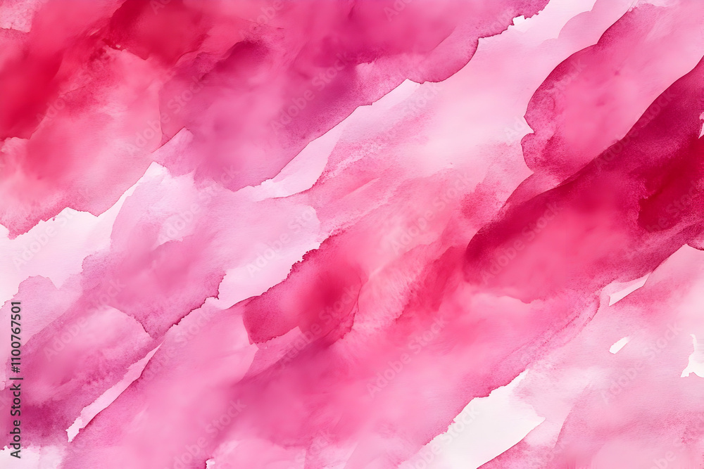 Fototapeta premium Pink Abstract Watercolor Background