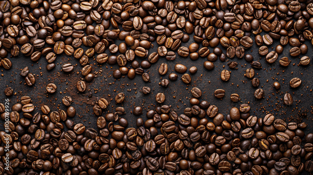 Obraz premium coffee bean on white background