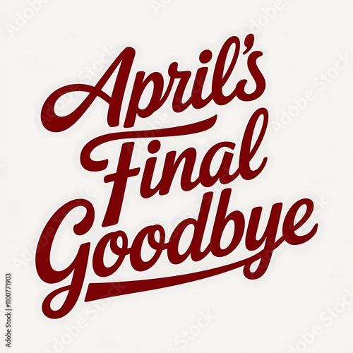 Aprils Final Goodbye A Farewell To The Month Of April photo