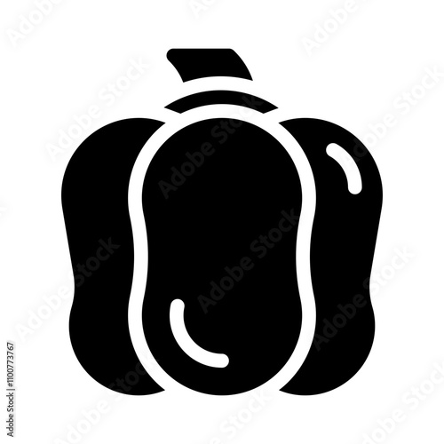 Bell Pepper glyph icon