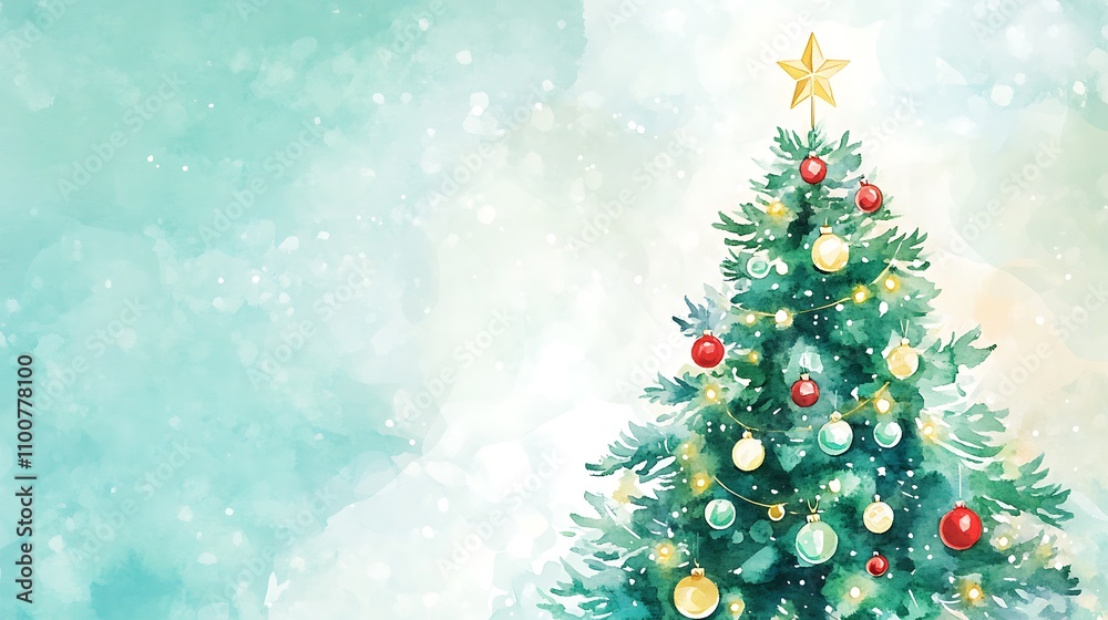 Obraz premium christmas background with christmas decorations