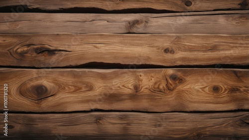 Wallpaper Mural Rustic brown wood planks background texture. Torontodigital.ca