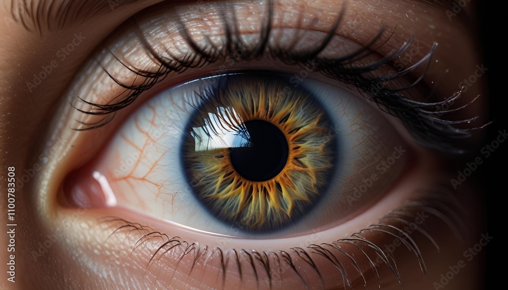 Fototapeta premium close up of a female eye
