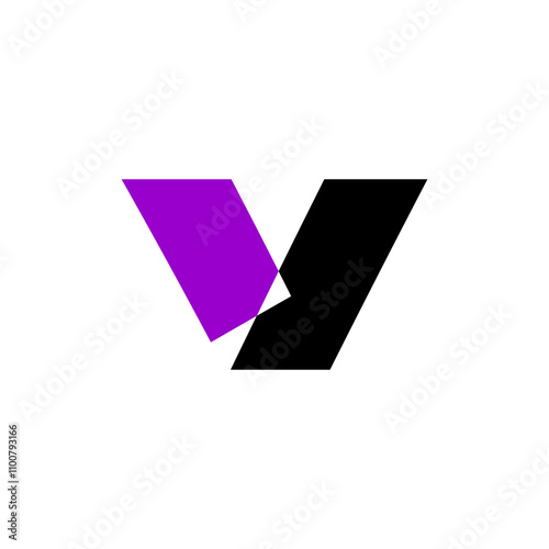 letter v or y logo vector