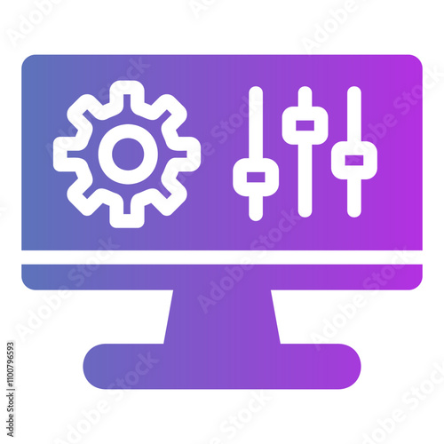 monitor Gradient icon