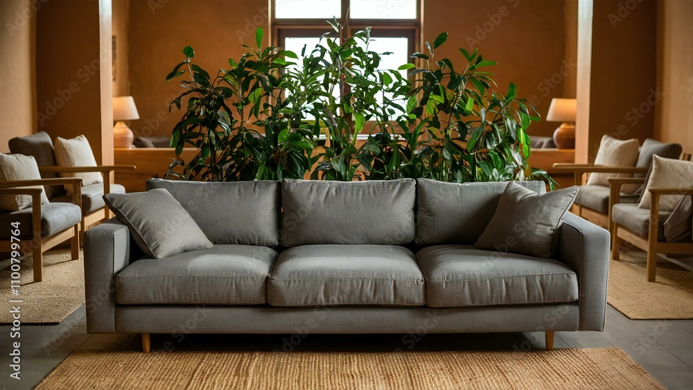 Fototapeta premium modern living room with sofa