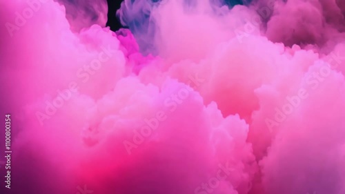 Wallpaper Mural colorful smoke resembling clouds Torontodigital.ca