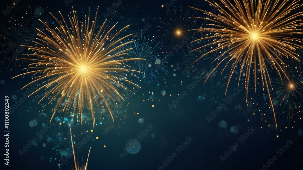 Fototapeta premium fireworks in the night sky