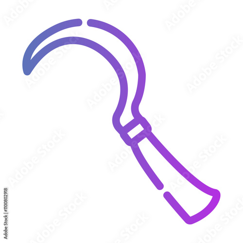 sickle Gradient icon
