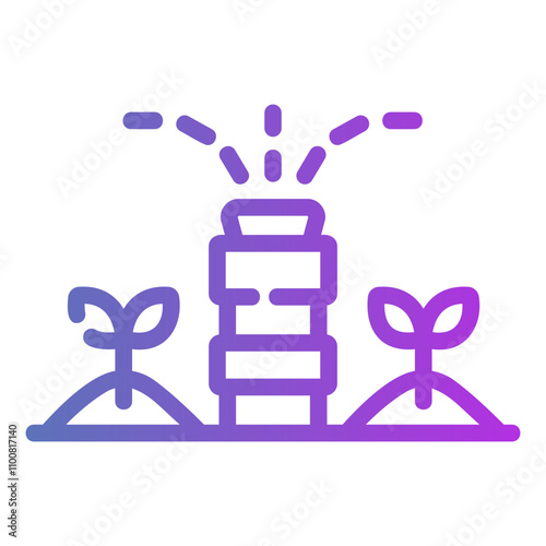 sprinklers Gradient icon