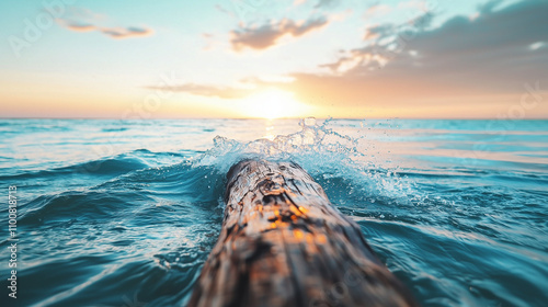 Driftwood Sunset: A weather...