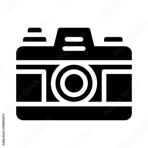 photography glyph icon