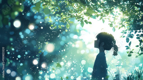 Enchanted Forest: A girl st...