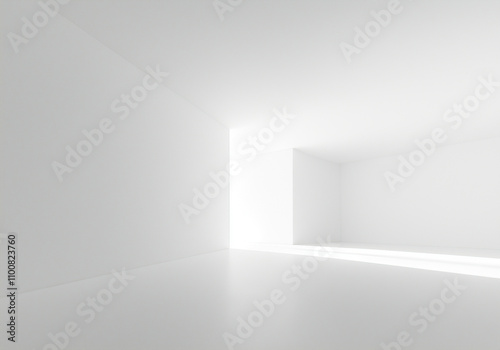 Wallpaper Mural empty white room Torontodigital.ca