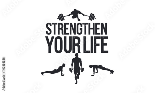 Wellness and Fitness vector Icon logos, Focusing on Strength, Balance, and Mindfulness