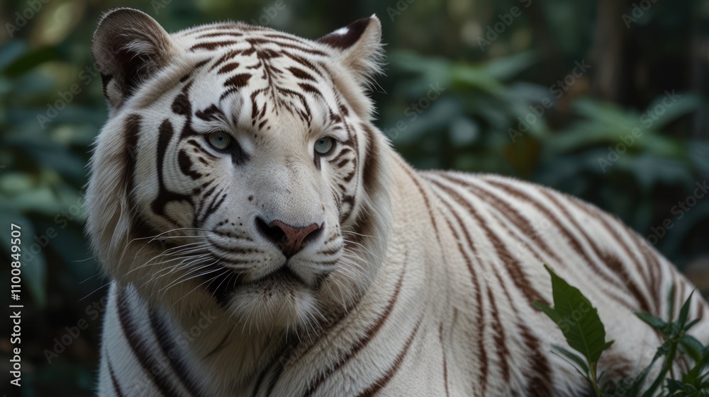 Fototapeta premium Majestic White Tiger