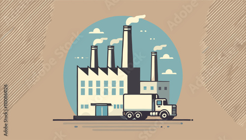 Factory concept vector illustration