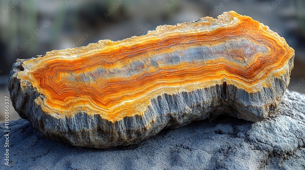 A piece of petrified wood stands as a testament to the effects of climate change on our environment. A piece of petrified wood stands as a testament to the effects of climate change on our environment.