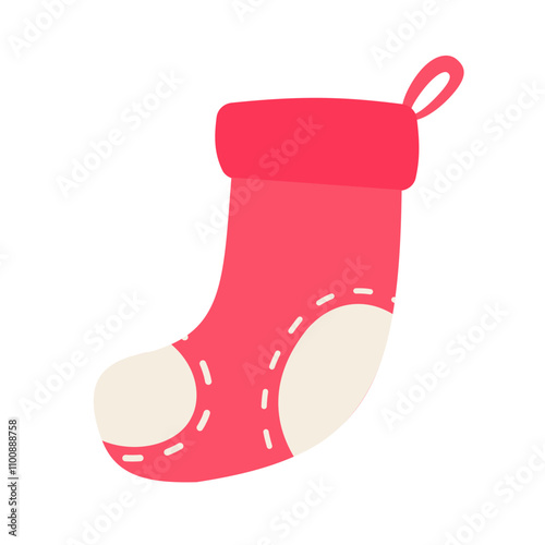 Red christmas sock