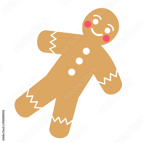 Gingerbread christmas cookie