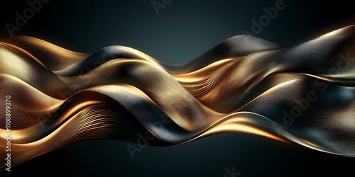 luxurious background illustration incorporating sleek gold lines
