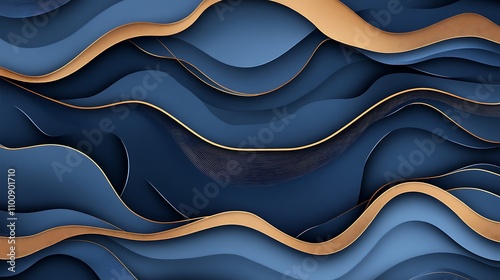 luxurious background illustration incorporating sleek gold lines