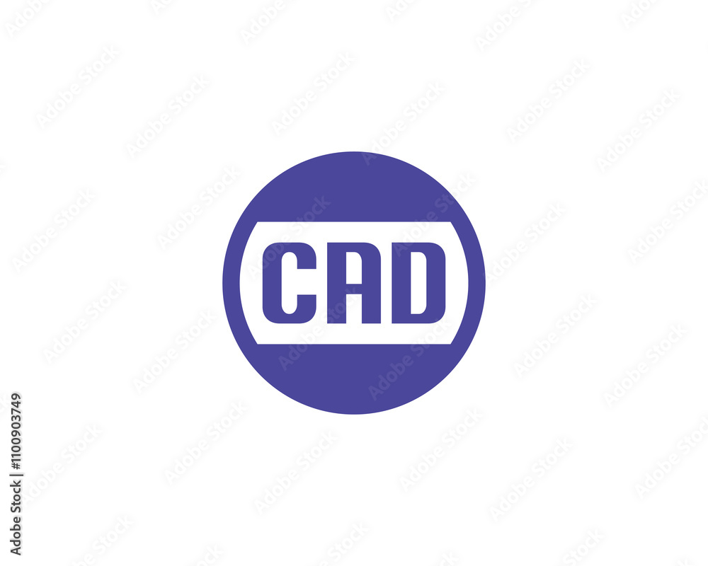 CAD logo design vector template. CAD CAD logo design vector template. CAD