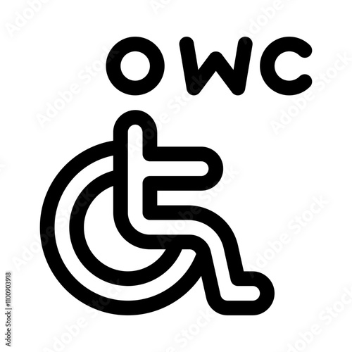 accessible line icon