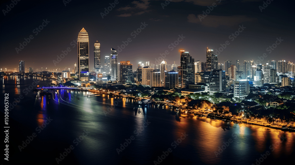 Fototapeta premium city at night
