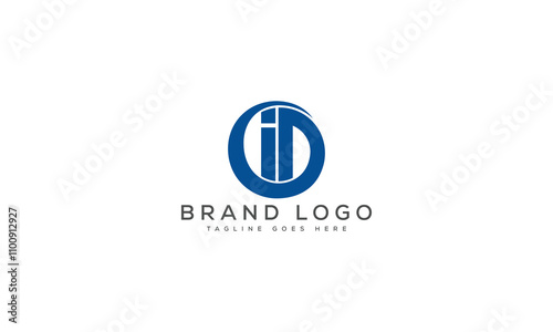 letter ID logo design vector template design for brand.