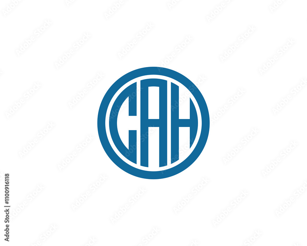 Obraz premium CAH logo design vector template. CAH