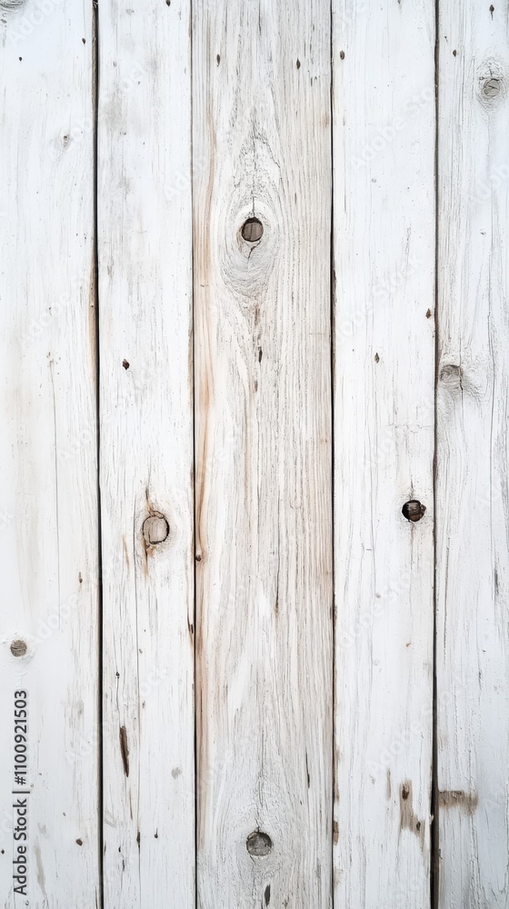 Fototapeta premium Whitewashed Wooden Planks Texture 