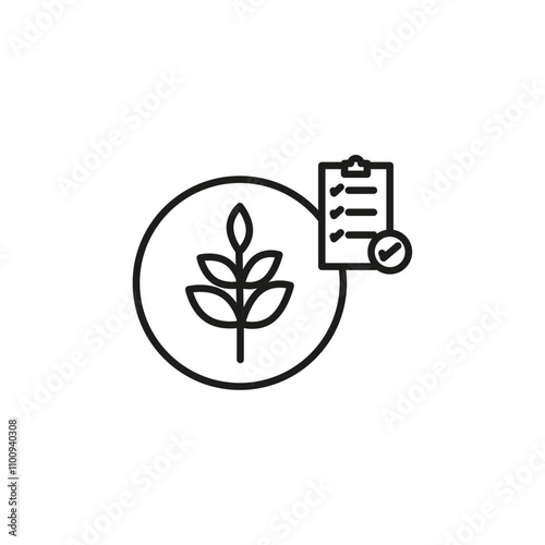 Premium ingredients icon Symbol mark in Outline style