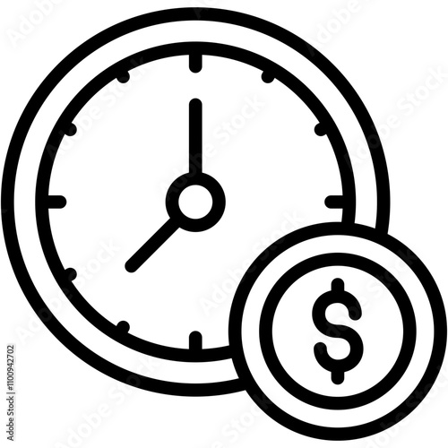 Time Is Money Icon